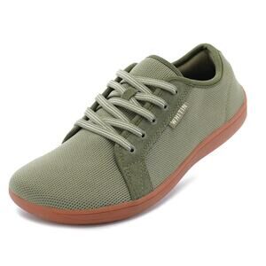 Whitin Men's Green Lace Up Barefoot Shoes 42